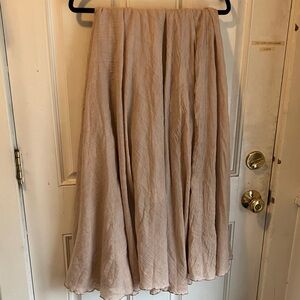 Elegant Beige Women's Skirt